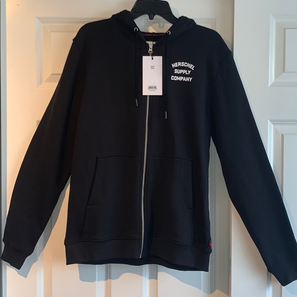 NWT HERSCHEL ZIP UP SWEATSHIRT